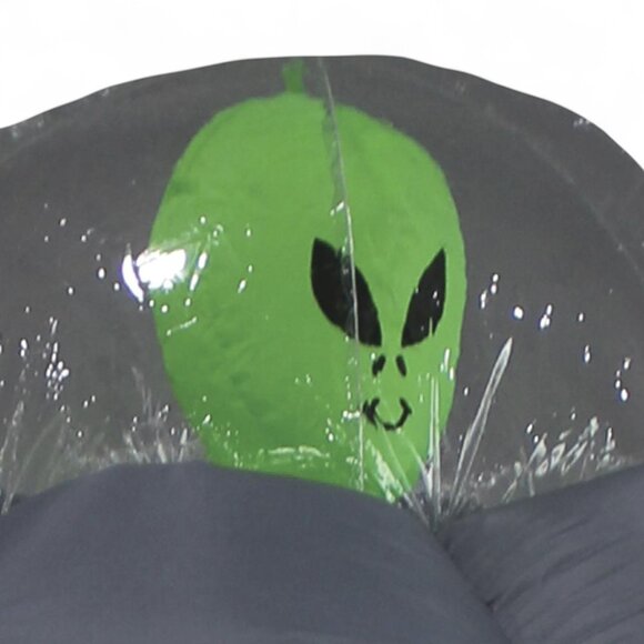 7 FT Alien UFO LED Tractor Beam Inflatable Yard Farm Prop Christmas Area 51 NEW - Picture 6 of 11